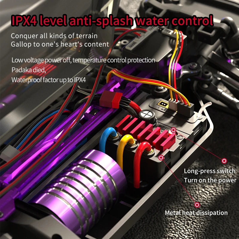 High-Speed 4WD Brushless RC Sports Car