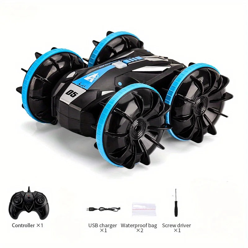 Amphibious All-Terrain Stunt RC Car