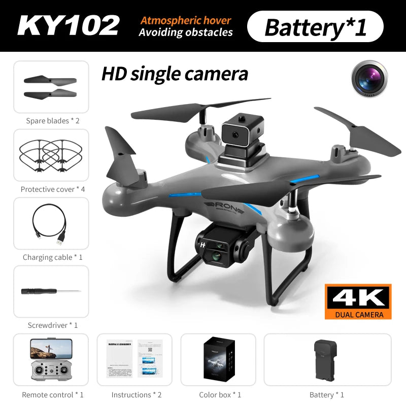 KY102 Professional Drone with 4K HD Camera