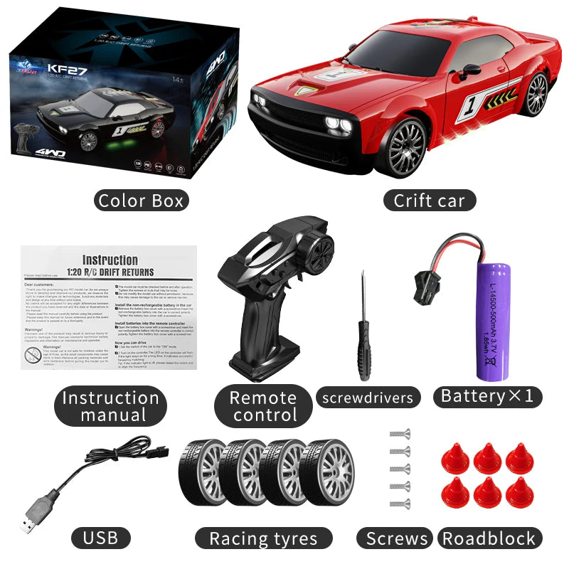 4WD High-Speed Off-Road Drift Car
