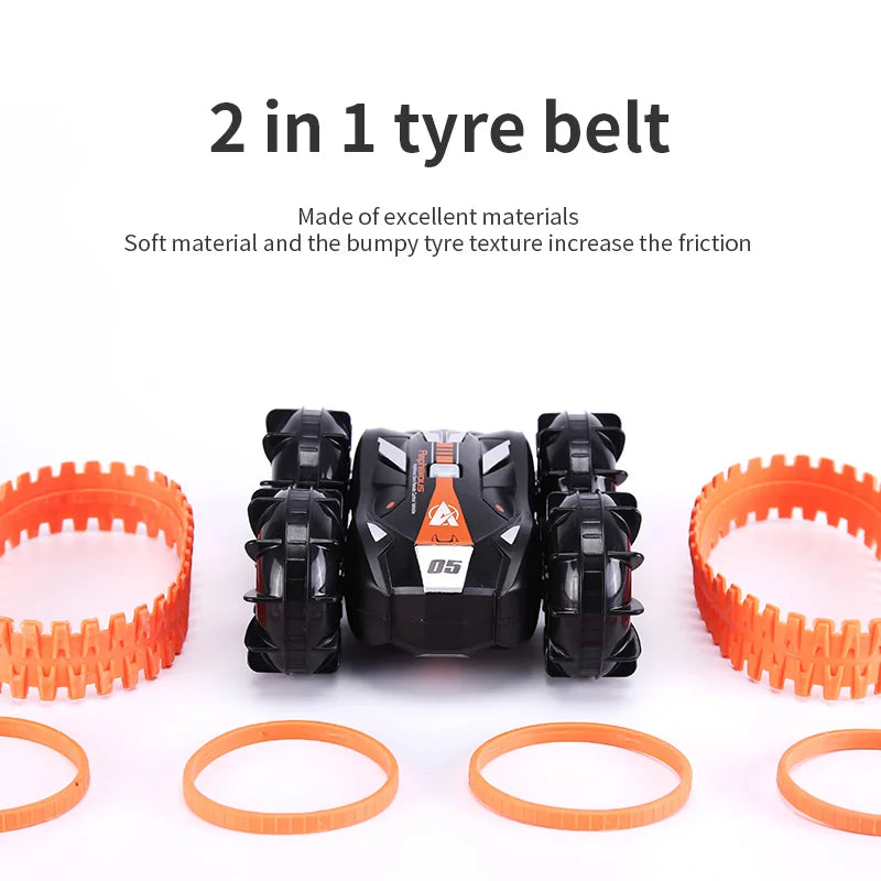 Amphibious All-Terrain Stunt RC Car
