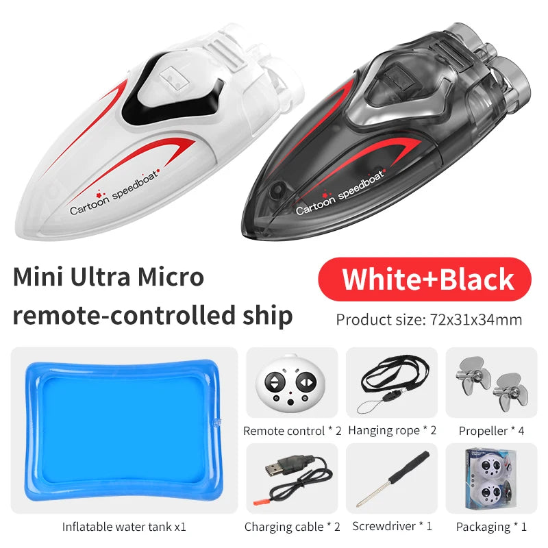 Mini RC Speedboat for Pool Play