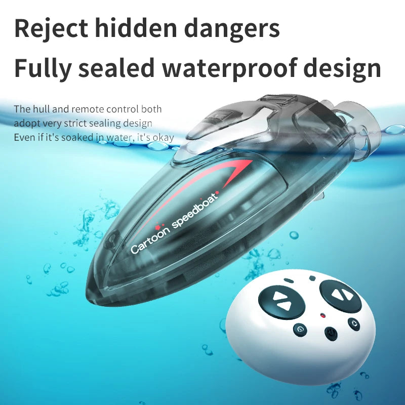 Mini RC Speedboat for Pool Play