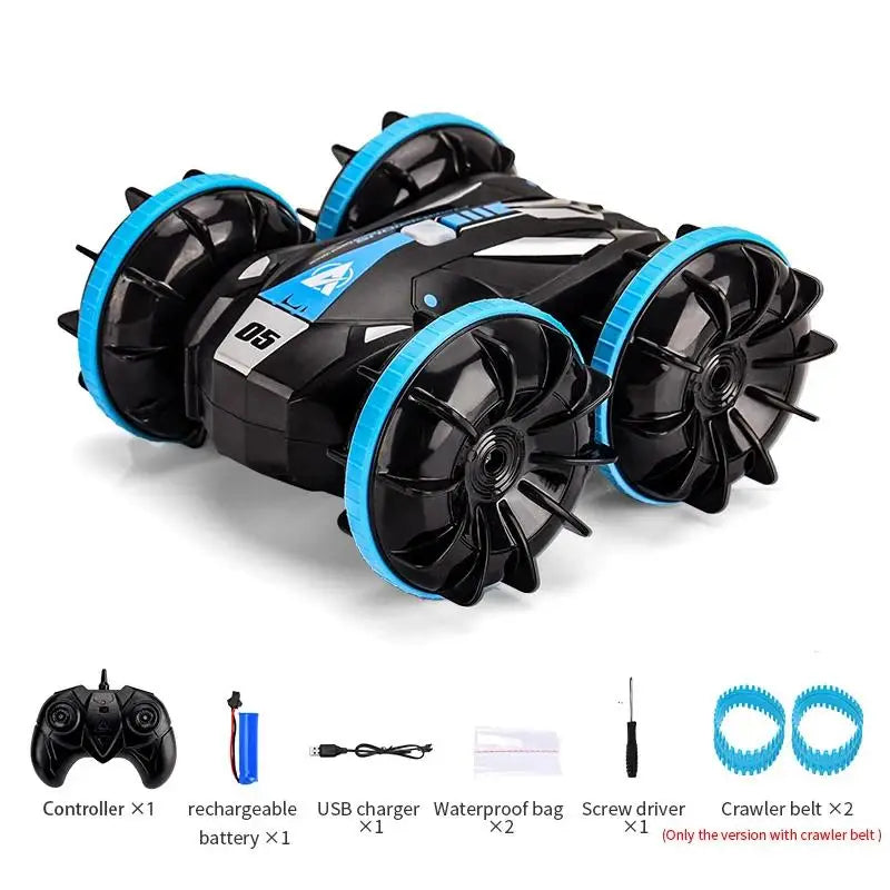 Amphibious All-Terrain Stunt RC Car