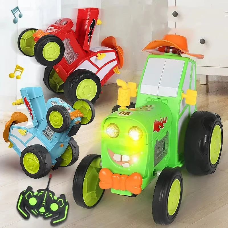 Jumping Stunt Car with Lights & Music
