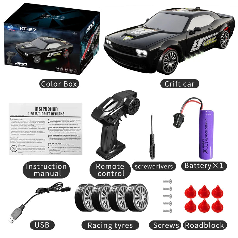4WD High-Speed Off-Road Drift Car