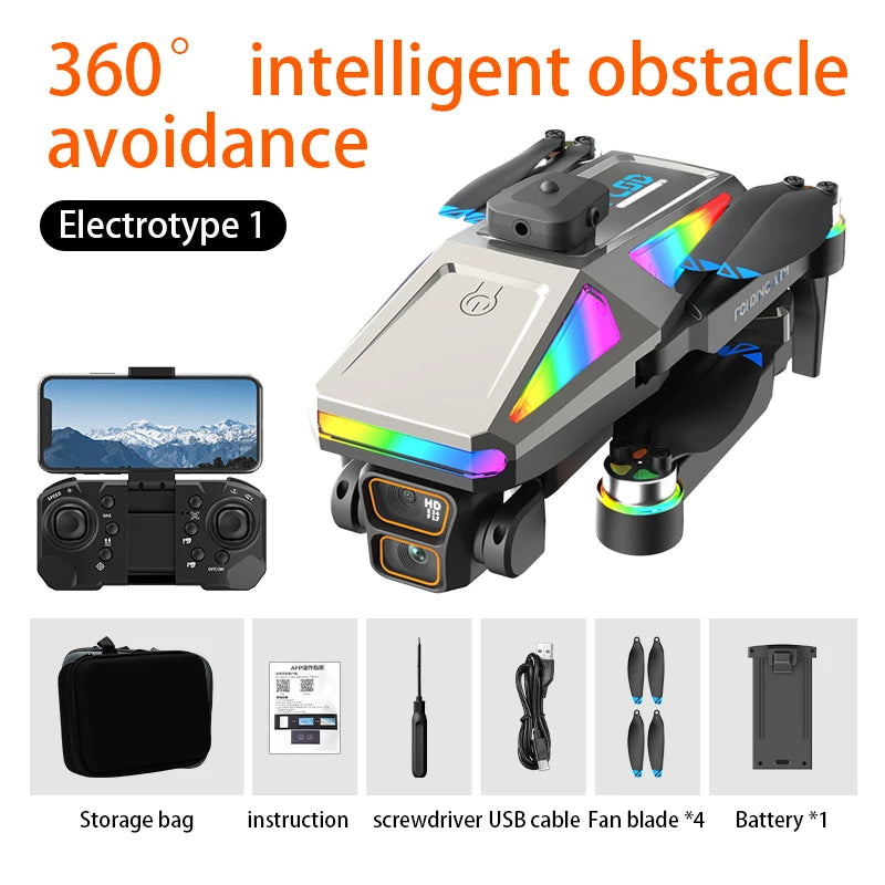 S5H GPS Drone with HD Dual Camera & 360° Obstacle Avoidance