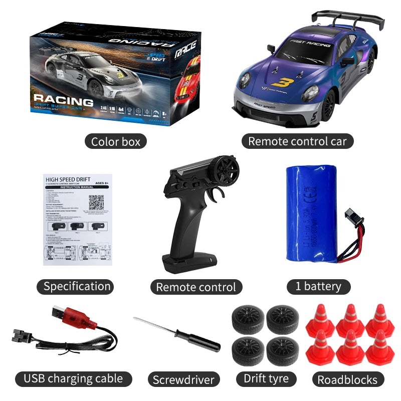 4WD Dual Control High-Speed Drift Car