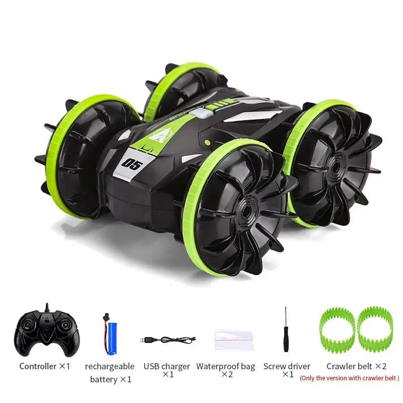Amphibious All-Terrain Stunt RC Car