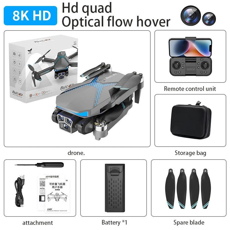 AE7 Professional RC Drone with Dual HD Cameras