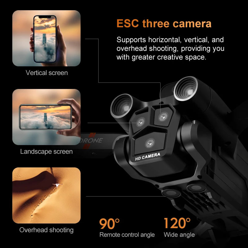 K9 Max Professional RC Drone with Dual HD Cameras