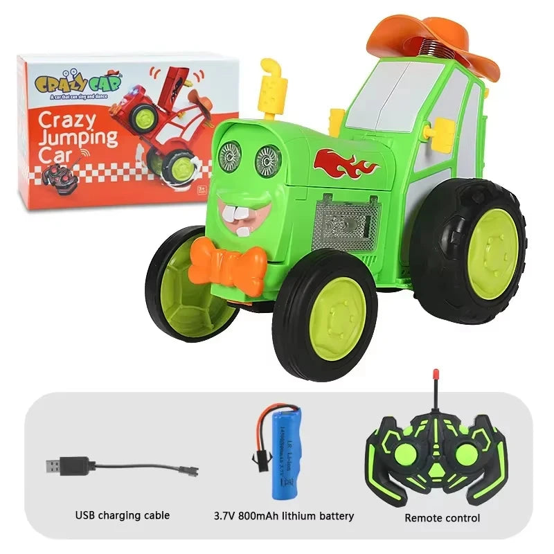Jumping Stunt Car with Lights & Music
