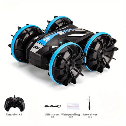Amphibious All-Terrain Stunt RC Car