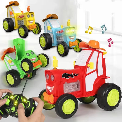 Jumping Stunt Car with Lights & Music