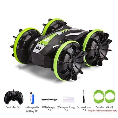 Amphibious All-Terrain Stunt RC Car