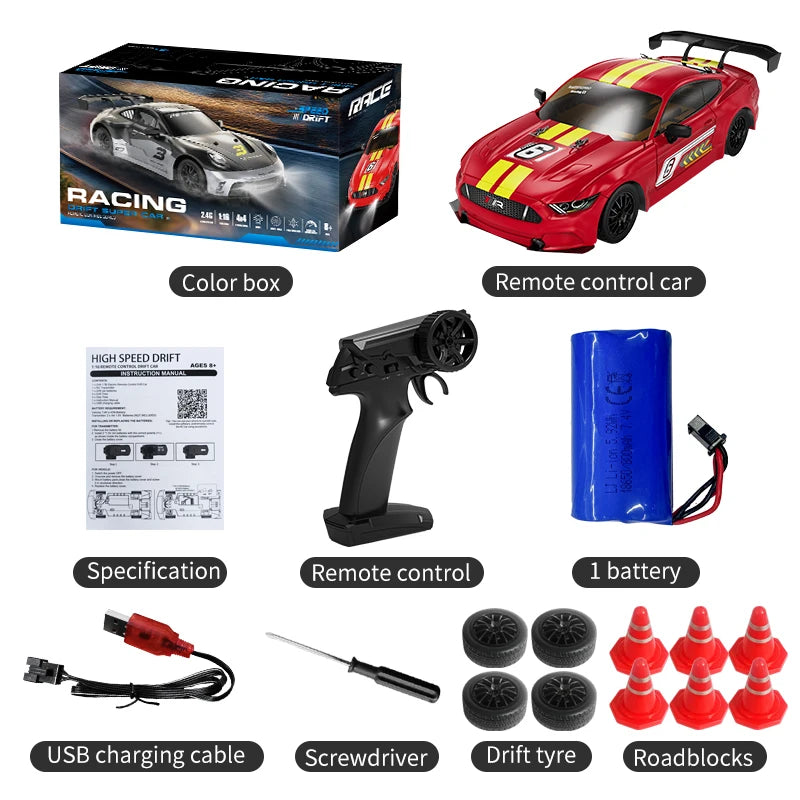 4WD Dual Control High-Speed Drift Car